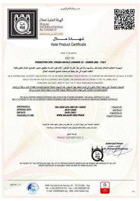 certificazione HIA 2020