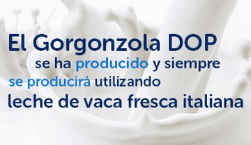 Il Gorgonzola DOP si è sempre fatto e sempre si farà utilizzando latte vaccino fresco italiano