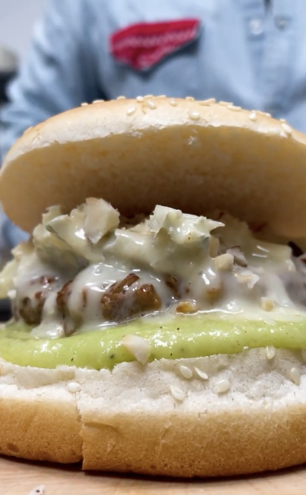 Fassona Beef Burger with Igor’s Sweet Gorgonzola