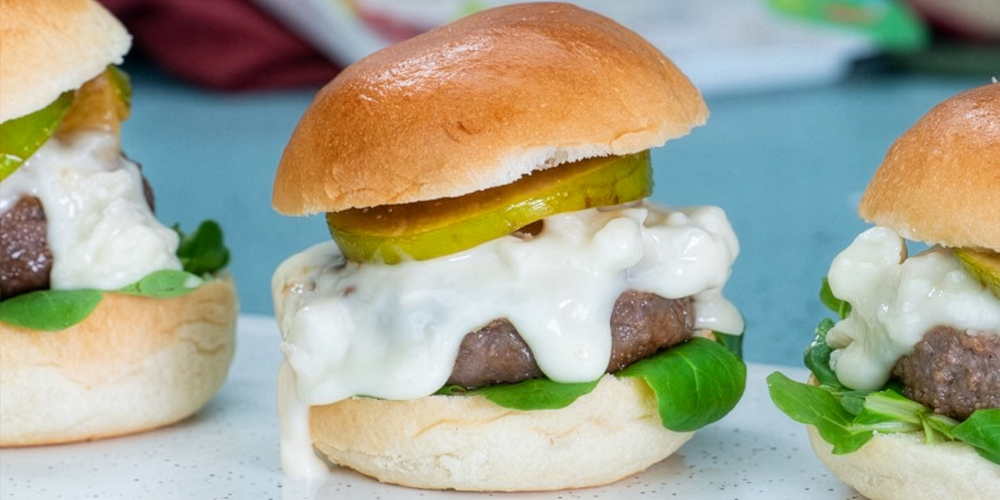 IGOR MINIBURGER WITH FIGS AND SWEET GORGONZOLA