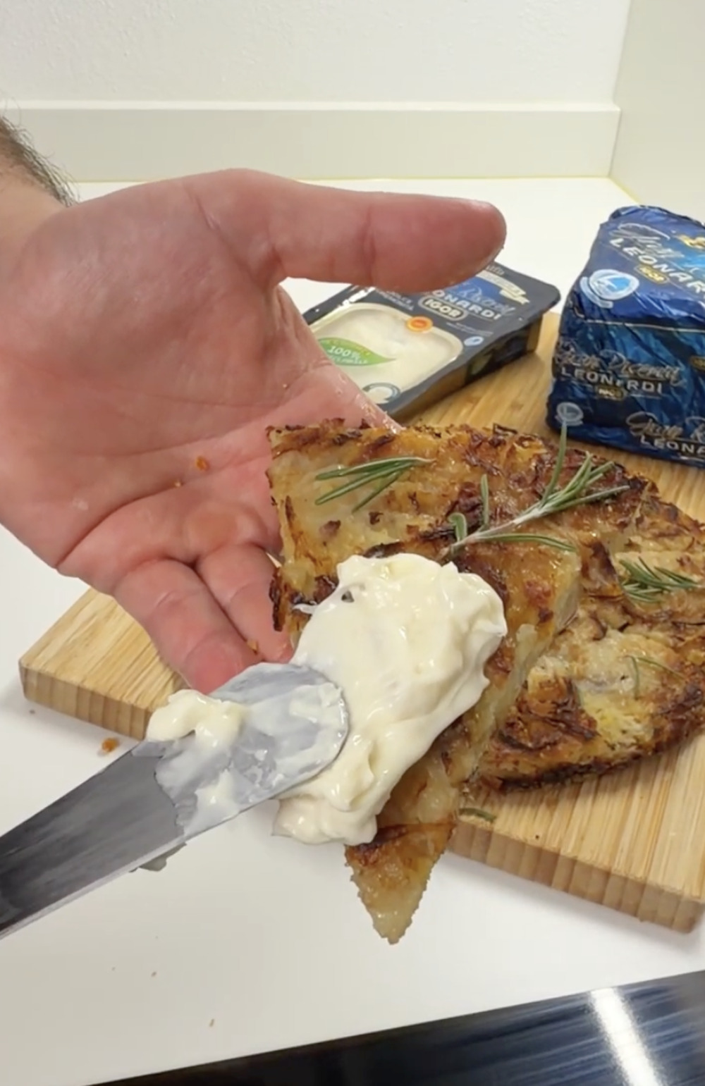 Igor’s Potato, Onion, and Sweet Gorgonzola Crunch