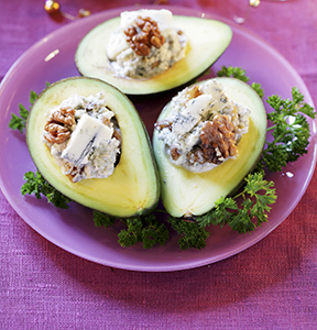 AVOCADO RIPIENO DI GORGONZOLA E NOCI