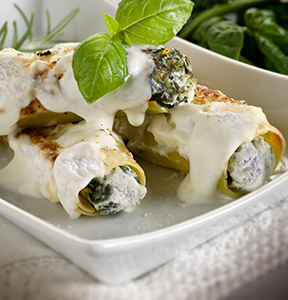 CANNELLONI SPINACI E GORGONZOLA