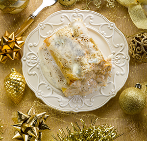 CANNELLONI AL RAG CON CREMA AL GRAN RISERVA LEONARDI