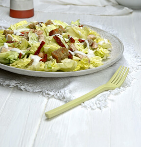 CAESAR SALAD CON SALSA AL GORGONZOLA