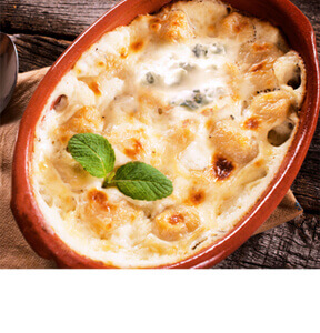 GNOCCHI GRATINATI AL GORGONZOLA DOLCE