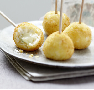 LOLLIPOP DI RISO E GORGONZOLA DOLCE