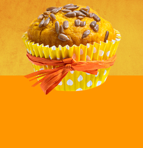 MUFFIN ALLA ZUCCA CON CUORE MORBIDO AL GORGONZOLA