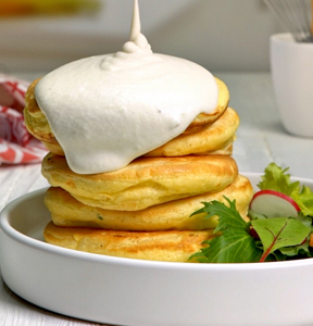 PANCAKES MIT GORGONZOLASO&SZLIG;E