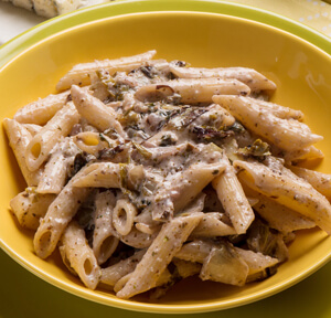 PENNE GORGONZOLA RADICCHIO E NOCI