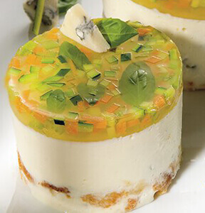 VEGETARIAN CHEESECAKE WITH GORGONZOLA