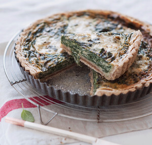 TORTA SALATA AL GORGONZOLA E SPINACI