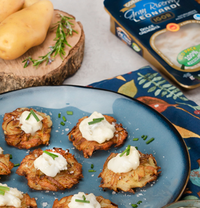 R&OUML;STI DI PATATE CON GORGONZOLA GRAN RISERVA LEONARDI 