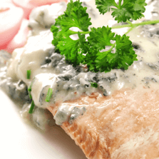 SALMONE AL GORGONZOLA