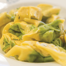 TORTELLI VERDEORO CON GORGONZOLA, PATATE E NOCI