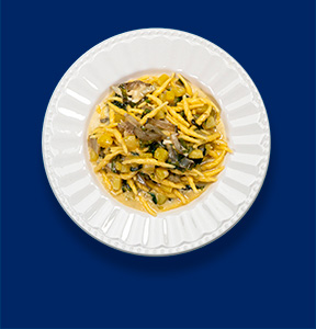 TROFIE CON BIETOLE, PATATE E GORGONZOLA DOLCE