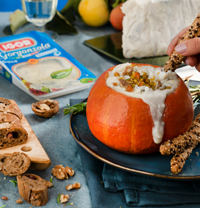 ZUCCA RIPIENA AL GORGONZOLA